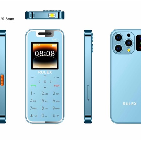 Rulex Button phone (Blue)