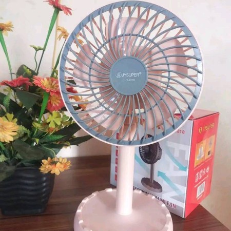 JY Super Rechargble 2218 model Fan (Pink)
